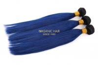 colored hair extensions blue hair extensions